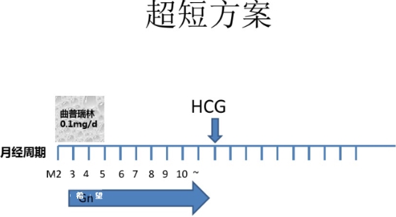 超短方案用药流程图