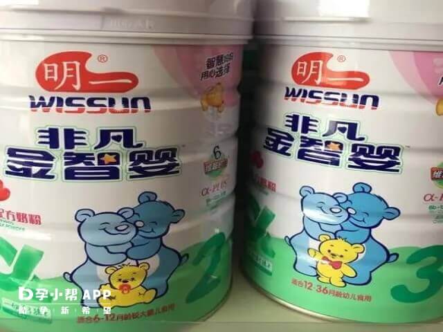 明一和完达山奶粉品牌口碑都比较好